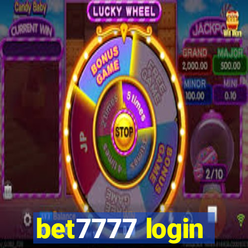 bet7777 login